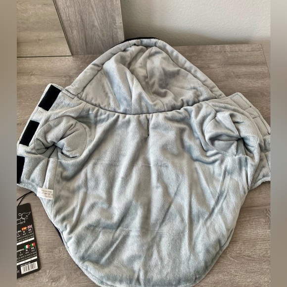 NWT Babydog Coat Black for puppy or car or small dog - Picture 6 of 10